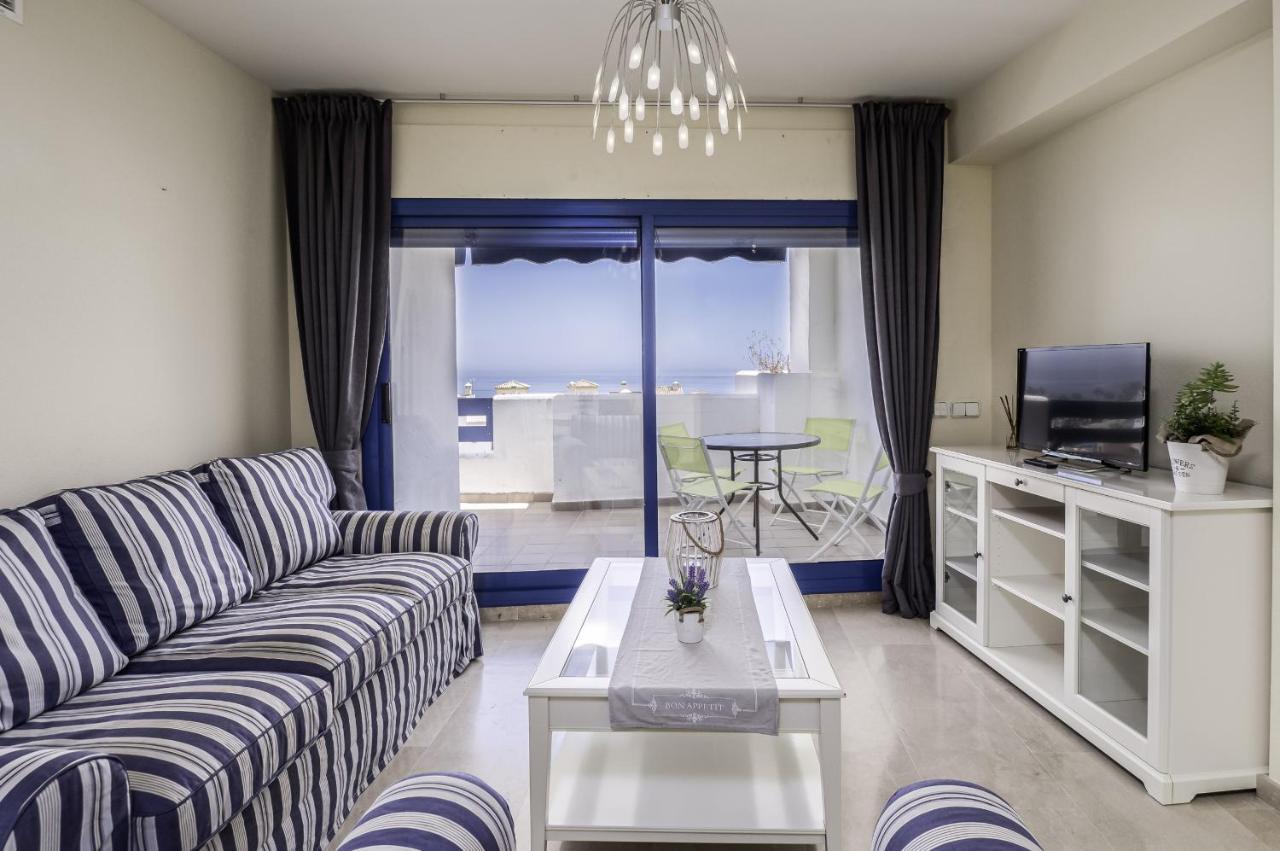 2307-Amazing 2Bedrooms Sea View Pool View Manilva Eksteriør billede