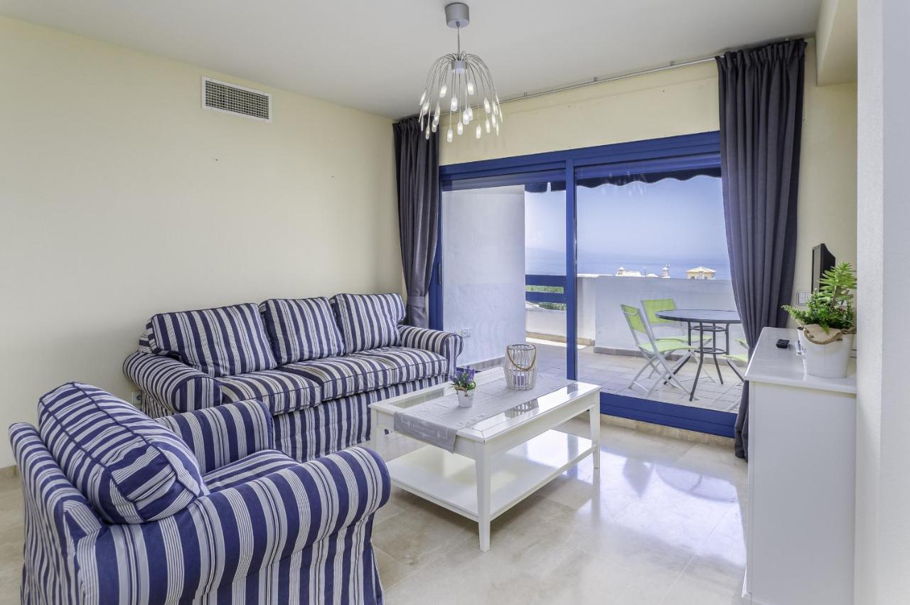 2307-Amazing 2Bedrooms Sea View Pool View Manilva Eksteriør billede